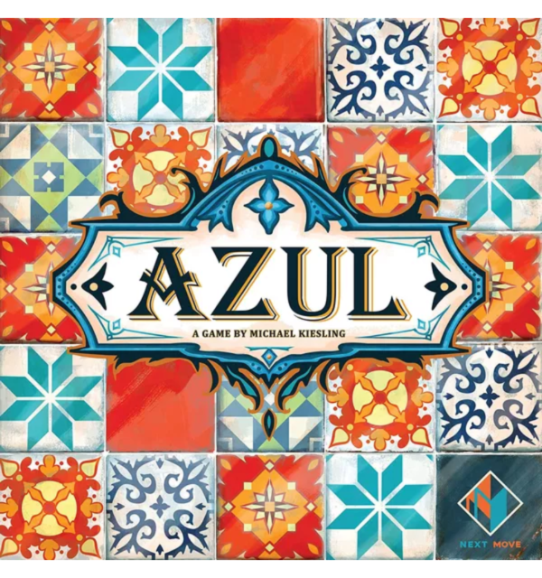 Azul | Tile Drafting & Pattern Building Abstract Strategy Board Game | 2–4 Players | Ages 8+ | 30–45 Min Playtime (Rent)