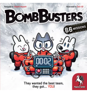 Bomb Busters | Cooperative Bomb Defusal & Logical Deduction Board Game | 2–5 Players | Ages 10+ | 30 Min Playtime (Rent)