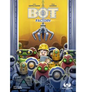 Bot Factory | Robot Manufacturing & Worker Placement Strategy Board Game | 1–4 Players | Ages 14+ | 30–60 Min Playtime (Rent)