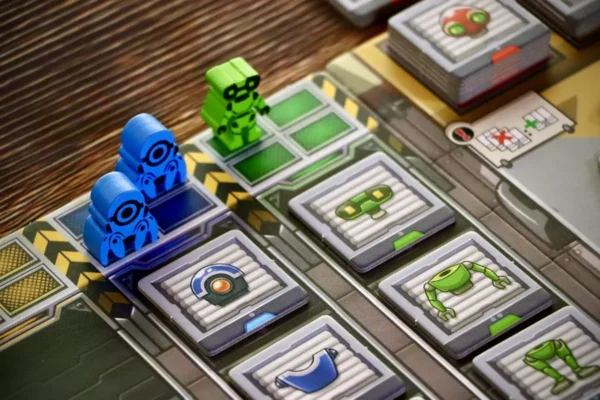 Bot Factory | Robot Manufacturing & Worker Placement Strategy Board Game | 1–4 Players | Ages 14+ | 30–60 Min Playtime (Rent)
