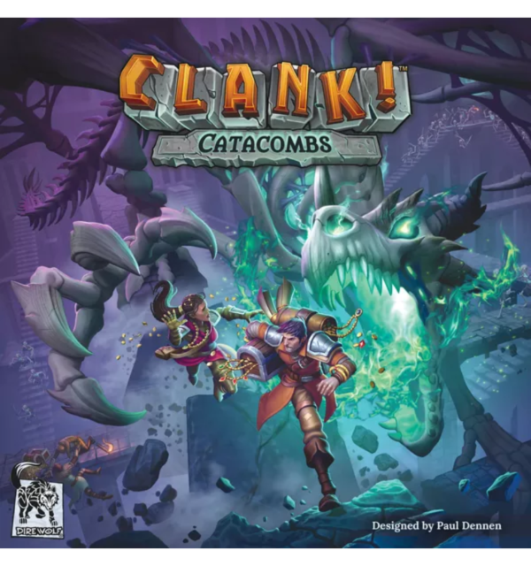Clank! Catacombs | Deck-Building & Dungeon Crawling Adventure Strategy Board Game | 2–4 Players | Ages 13+ | 45–90 Min Playtime (Rent)