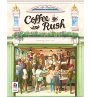 Coffee Rush | Fast-Paced Coffee Shop & Order Fulfilment Strategy Board Game | 2–4 Players | Ages 8+ | 15–30 Min Playtime (Rent)