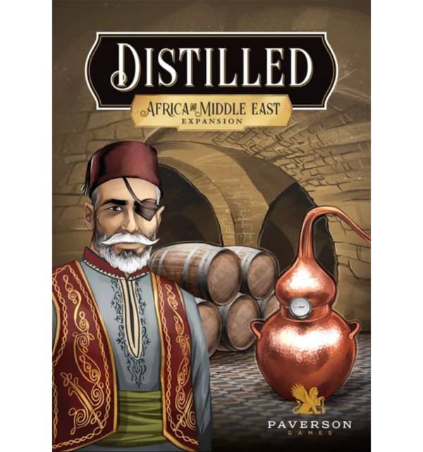 Distilled and Distilled Africa and Middle East Expansion | Craft Spirits Production & Economic Management Strategy Board Game | 1–5 Players | Ages 14+ | 90–150 Min Playtime (Rent)