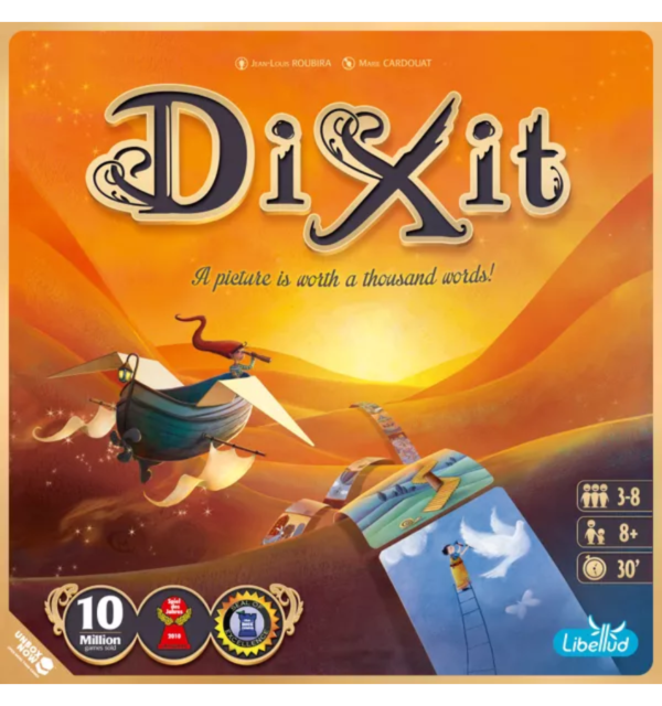 Dixit | Creative Storytelling & Image Interpretation Party Board Game | 3–6 Players | Ages 8+ | 30 Min Playtime (Rent)
