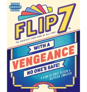 Flip 7: With a Vengeance | New Action Cards & Push-Your-Luck Expansion for Flip 7 | 3+ Players | Ages 8+ | 20 Min Playtime (Rent)