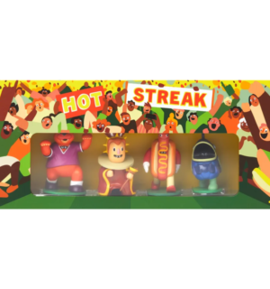 Hot Streak 1 Hot Streak | Chaotic Mascot Racing, Betting & Push-Your-Luck Party Board Game | 2–8 Players | Ages 6+ | 20 Min Playtime (Rent)