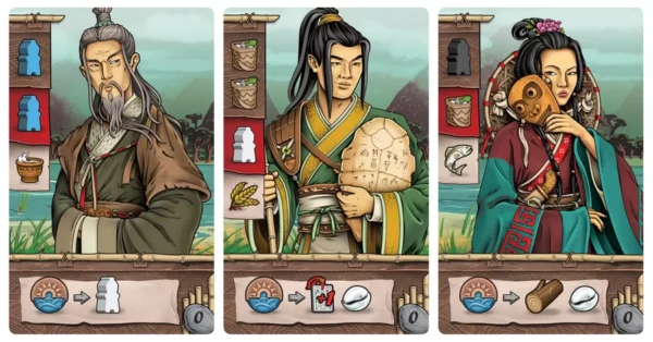 Legacy of Yu | Solo Campaign-Based Canal Building Strategy Board Game | 1 Player | Ages 12+ | 60–90 Min Playtime (Rent)