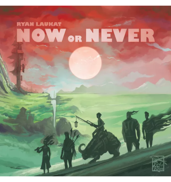 Now or Never | Narrative Adventure & Town Building Strategy Board Game | 1–4 Players | Ages 13+ | 60–120 Min Playtime (Rent)