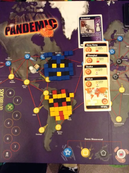 Pandemic | Cooperative Disease Control & Crisis Management Strategy Board Game | 2–4 Players | Ages 8+ | 45–60 Min Playtime (Rent)