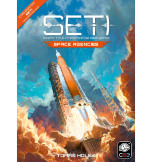 SETI: Space Agencies Expansion | Asymmetric Space Agencies, New Aliens & Strategic Expansion for SETI | 1–4 Players | Ages 14+ | 40–160 Min Playtime (Rent)