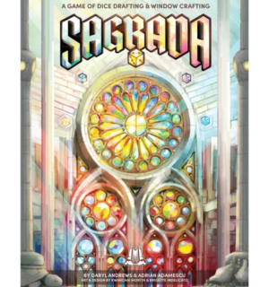 Sagrada | Dice Drafting & Stained Glass Pattern Building Strategy Board Game | 1–4 Players | Ages 14+ | 30–45 Min Playtime (Rent)