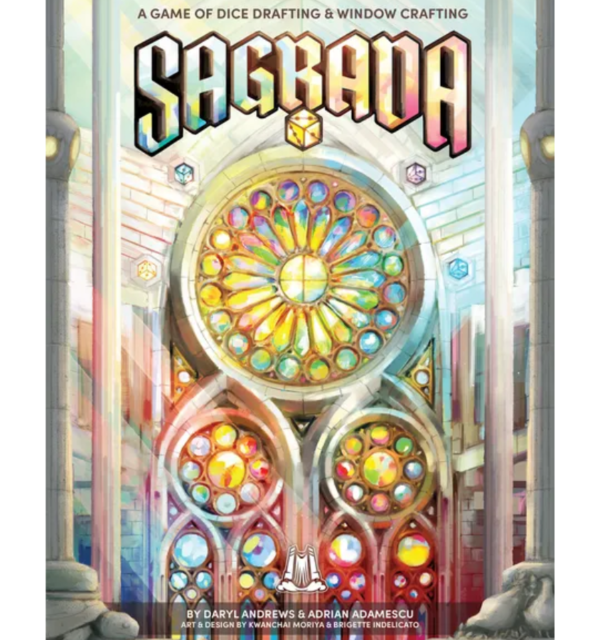 Sagrada | Dice Drafting & Stained Glass Pattern Building Strategy Board Game | 1–4 Players | Ages 14+ | 30–45 Min Playtime (Rent)
