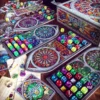 Sagrada | Dice Drafting & Stained Glass Pattern Building Strategy Board Game | 1–4 Players | Ages 14+ | 30–45 Min Playtime (Rent)