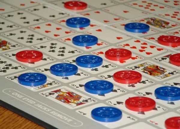 Sequence | Card-Driven Pattern Building Strategy Board Game | 2–12 Players | Ages 7+ | 10–30 Mins Playtime (Rent)