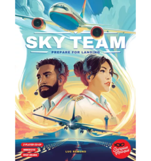 Sky Team | Cooperative Two-Player Aviation Landing Strategy Board Game | 2 Players | Ages 12+ | 20–30 Min Playtime (Rent)