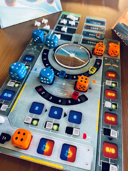 Sky Team | Cooperative Two-Player Aviation Landing Strategy Board Game | 2 Players | Ages 12+ | 20–30 Min Playtime (Rent)