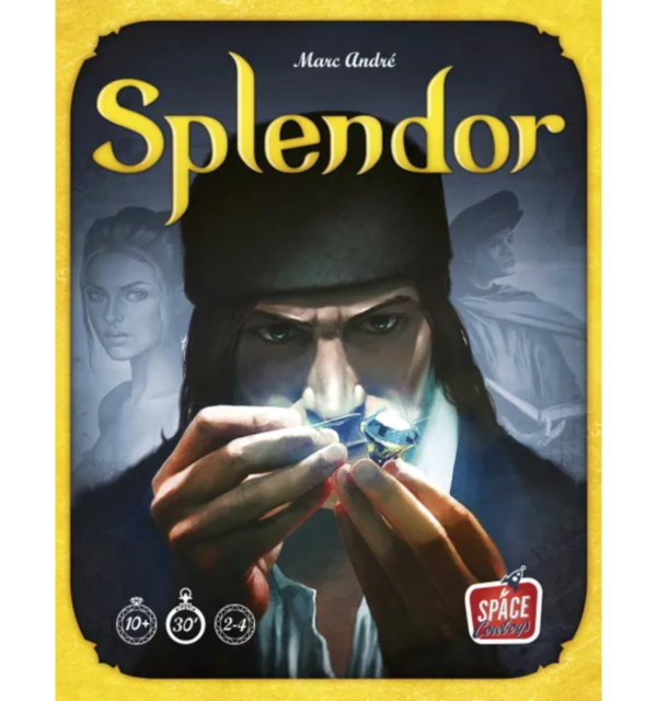 Splendor | Gem Collection & Engine-Building Strategy Board Game | 2–4 Players | Ages 10+ | 30 Min Playtime (Rent)