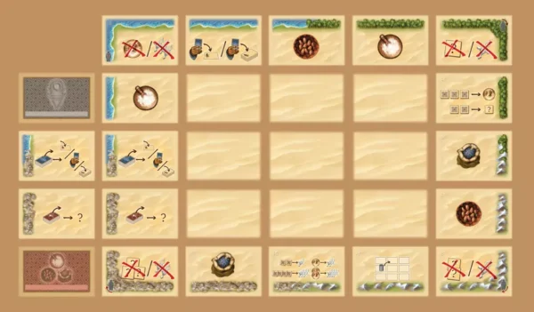 Targi | Tribe Building & Resource Management Strategy Board Game for Two Players | 2 Players | Ages 12+ | 60 Min Playtime (Rent)