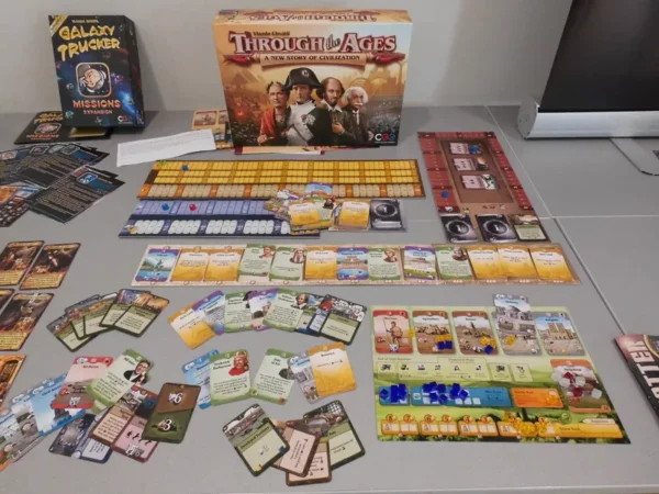 Through the Ages: A New Story of Civilization | Civilization Building & Card-Driven Engine-Building Epic Strategy Board Game | 2–4 Players | Ages 14+ | 120–180 Min Playtime (Rent)