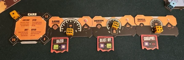 Thunder Road: Vendetta – Maximum Chrome | Chaotic Vehicular Combat & High-Speed Racing Strategy Board Game | 2–5 Players | Ages 10+ | 45–75 Min Playtime (Rent)