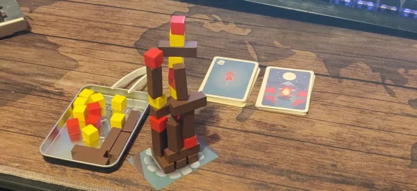 Tinderblox | Dexterity & Campfire Building Family Party Game | 2–6 Players | Ages 6+ | 3–15 Min Playtime (Rent)