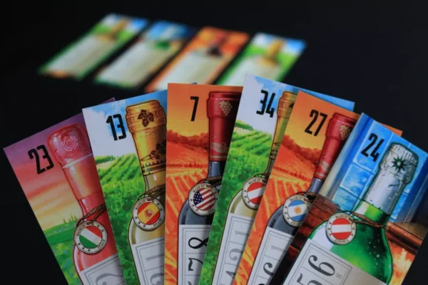 Wine Cellar | Wine Collection & Cellar Management Strategy Card Game | 1–8 Players | Ages 10+ | 20–30 Min Playtime (Rent)