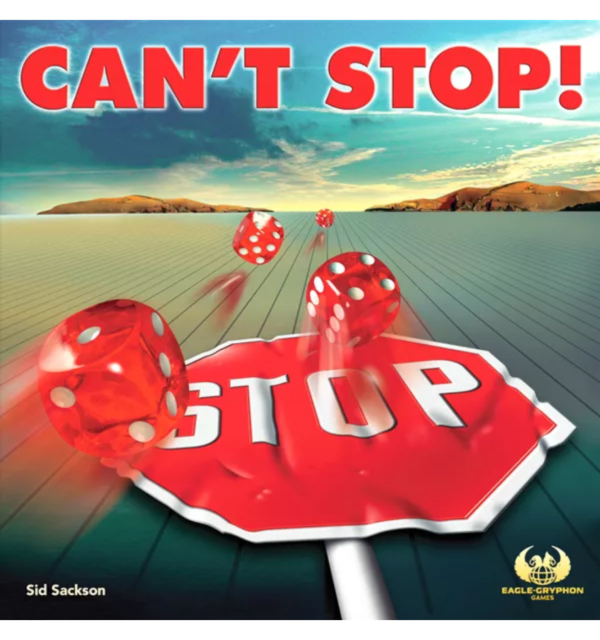 Can't Stop | Dice Rolling & Push-Your-Luck Press-Your-Fortune Board Game | 2–4 Players | Ages 9+ | 30–45 Min Playtime (Rent)