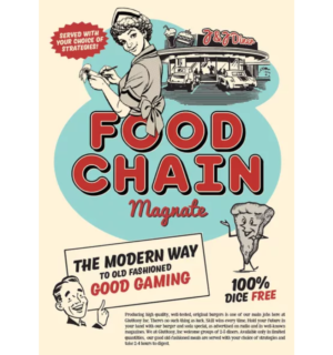 Food Chain Magnate | Restaurant Management & Economic Strategy Board Game | 2–5 Players | Ages 14+ | 120–240 Min Playtime (Rent)