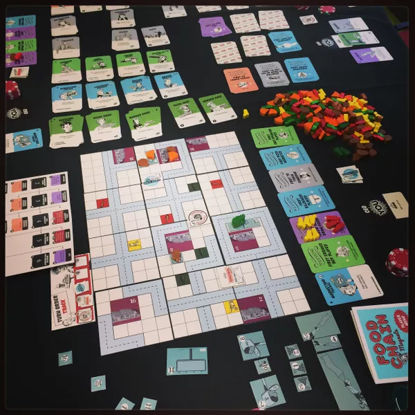 Food Chain Magnate 2 Food Chain Magnate | Restaurant Management & Economic Strategy Board Game | 2–5 Players | Ages 14+ | 120–240 Min Playtime (Rent)