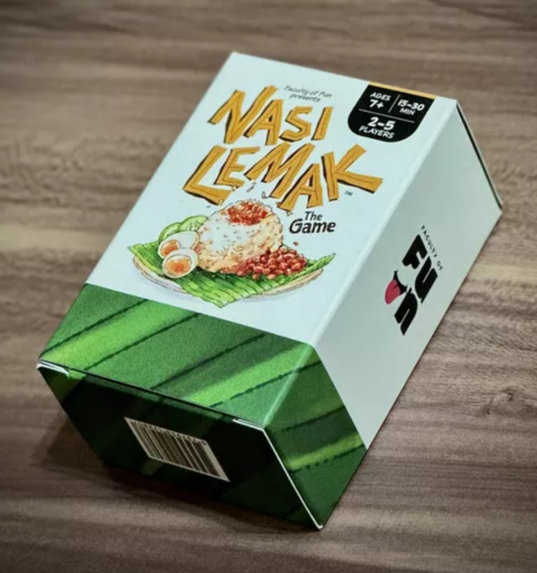 Nasi Lemak | Malaysian Food-Themed Set Collection Family Card Game | 2–5 Players | Ages 8+ | 20–30 Min Playtime (Rent)